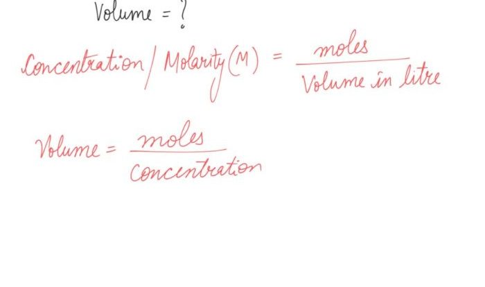 What volume in l of a 0.724 m nal