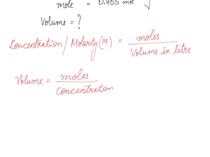 What volume in l of a 0.724 m nal