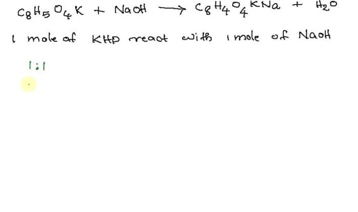 Khp + naoh net ionic equation