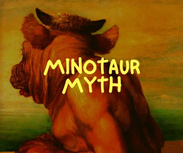 Freudians may interpret the minotaur myth as