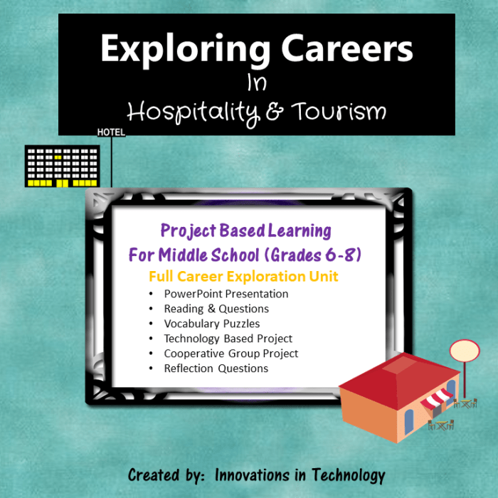 Careers in the hospitality and tourism career cluster are